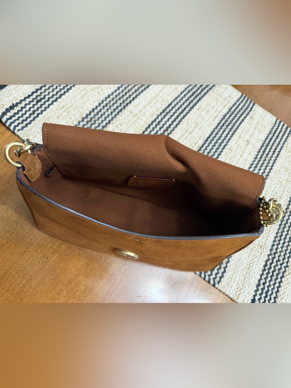 Coach Suede Soft Tabby - Warm Brown - Picture 5 of 7